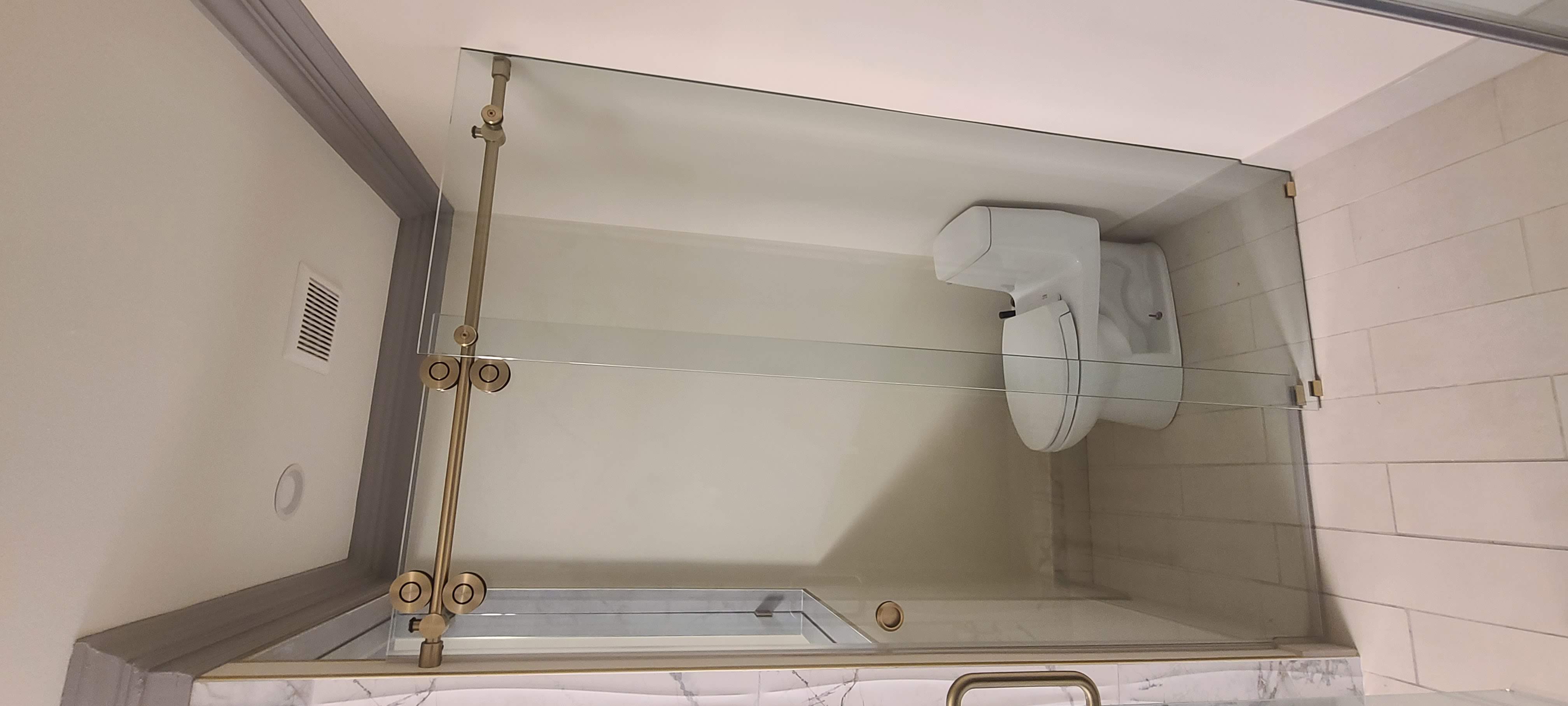 Barn Style Door on Toliet Area